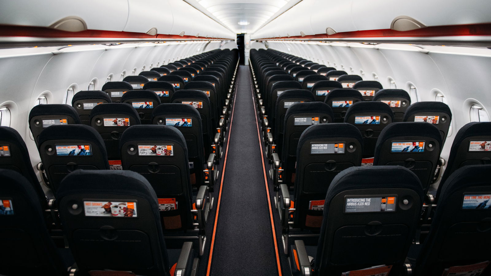 easyJet Flugzeugkabine