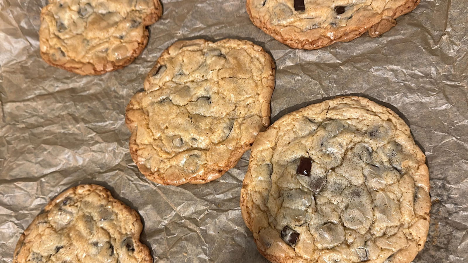 Cookies auf dem Backblech