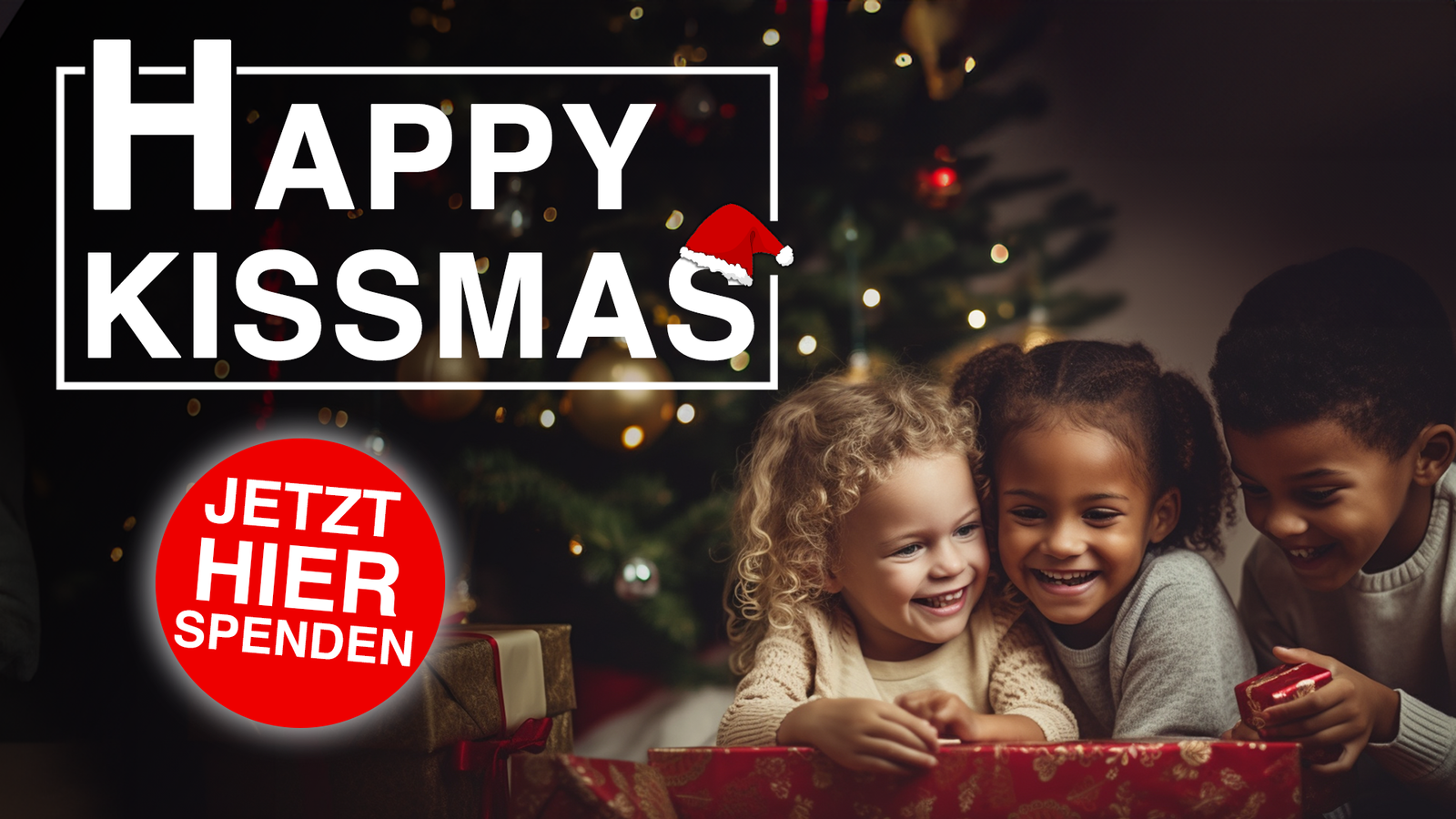 Happy KISSmas Aktion mit Button