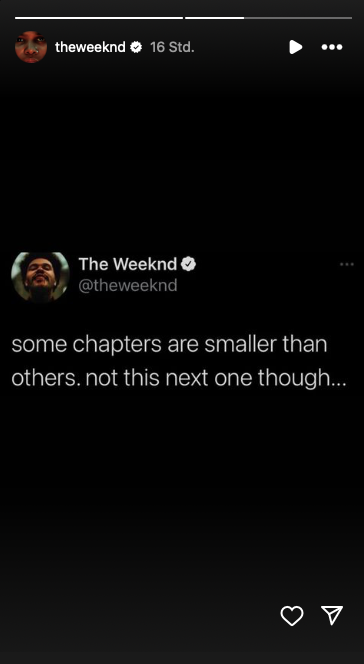 Star News The Weeknd Story Insta