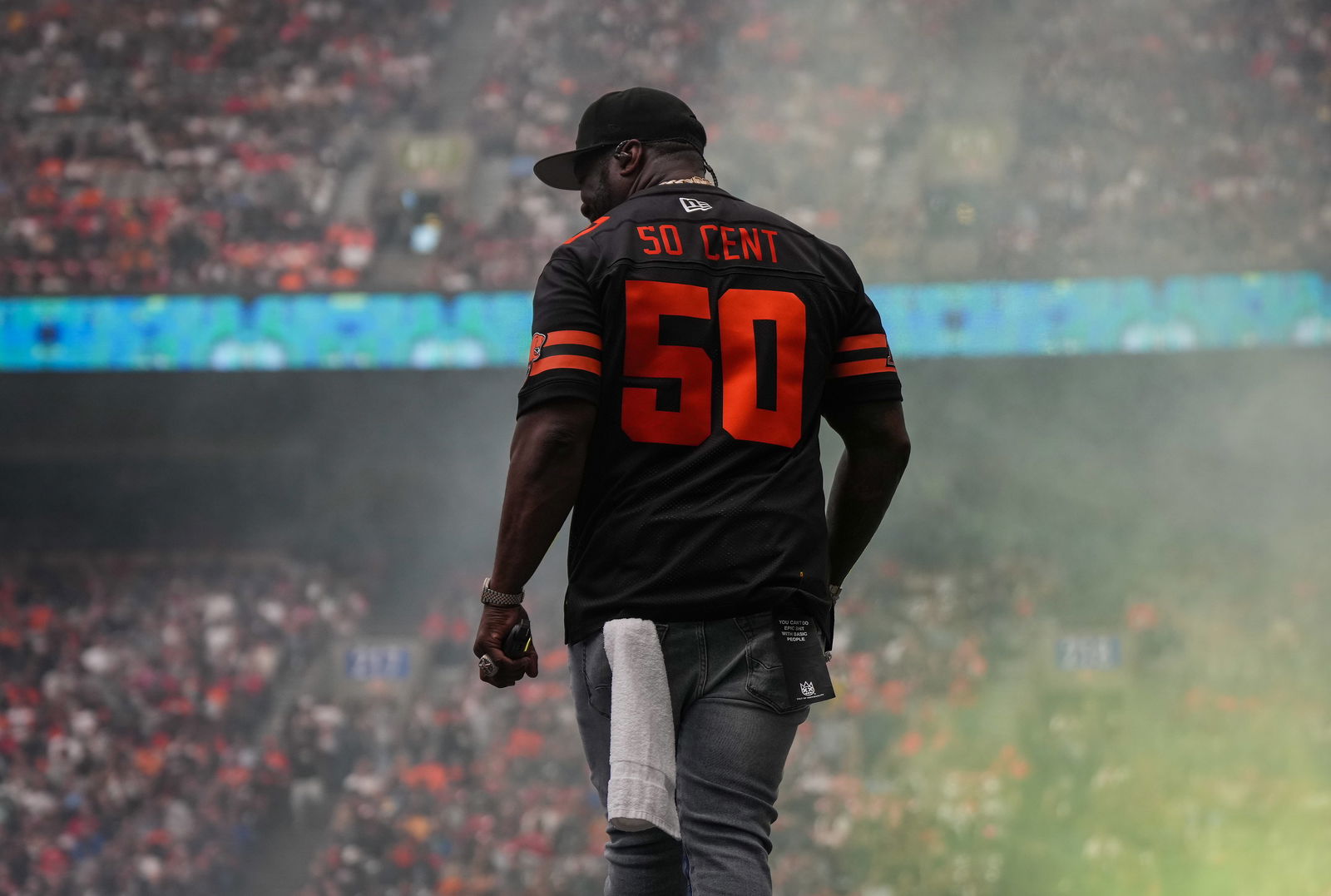 Rapper 50 cent auf der Bühne