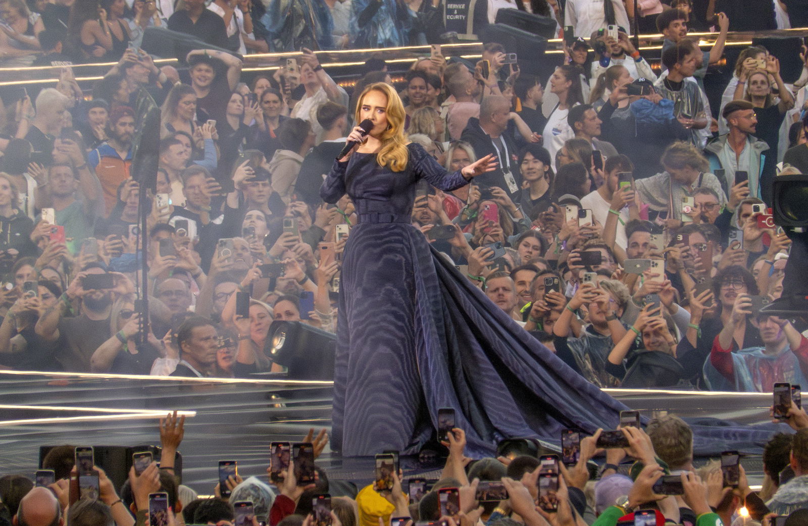 Adele Konzert in München vor Publikum