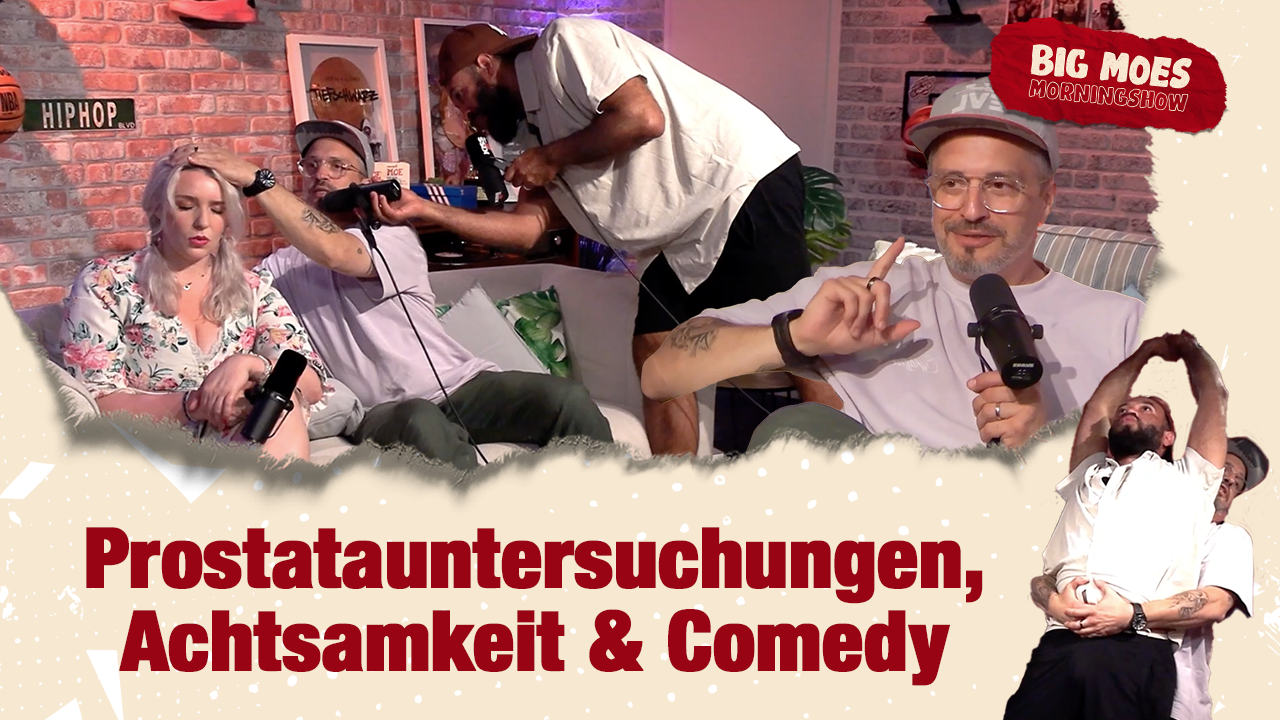 YouTube Thumbnail für den "Physiopath" mit Big Moes Morningshow