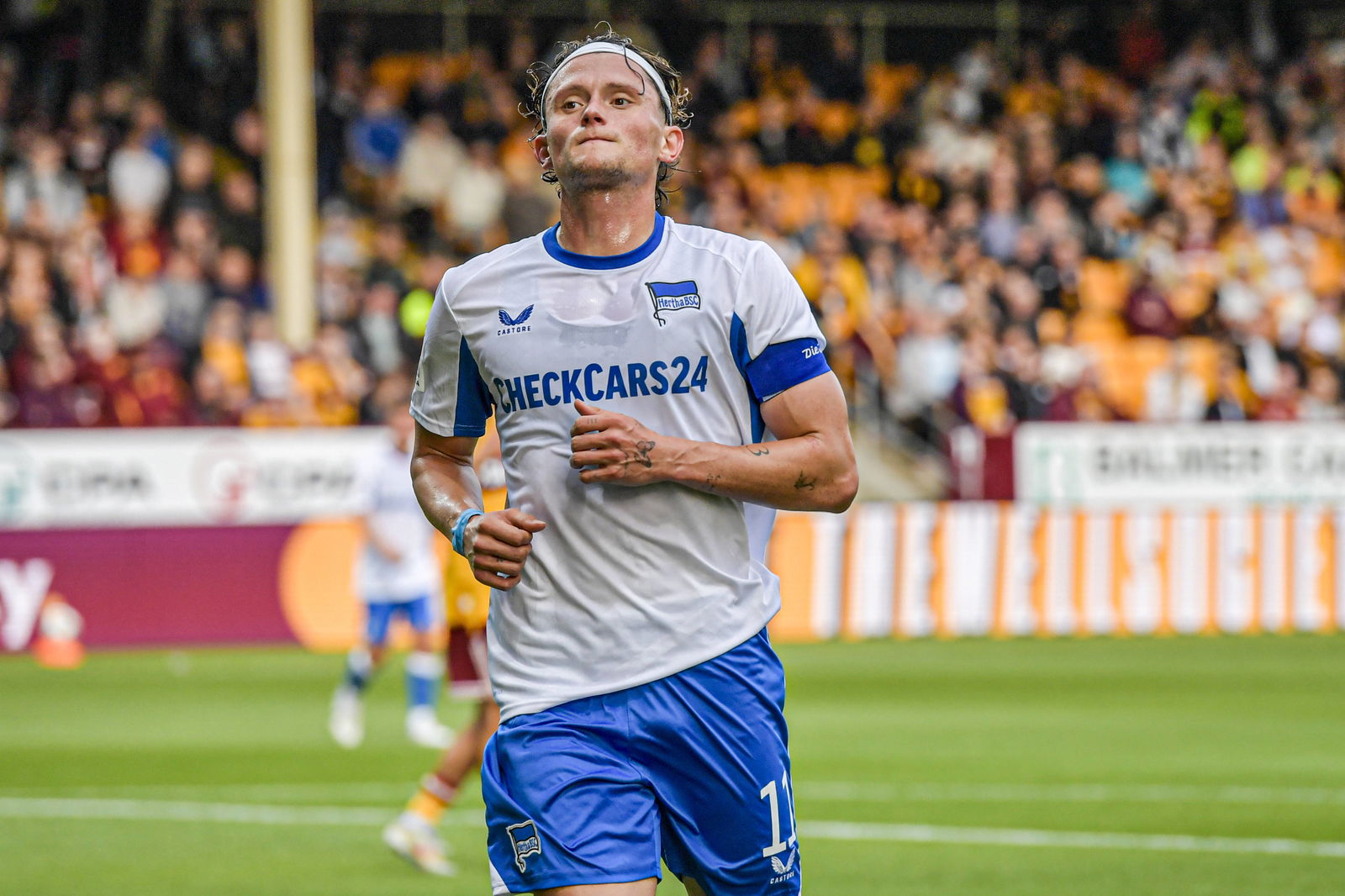 Fabian Reese beim Friendly gegen Motherwell