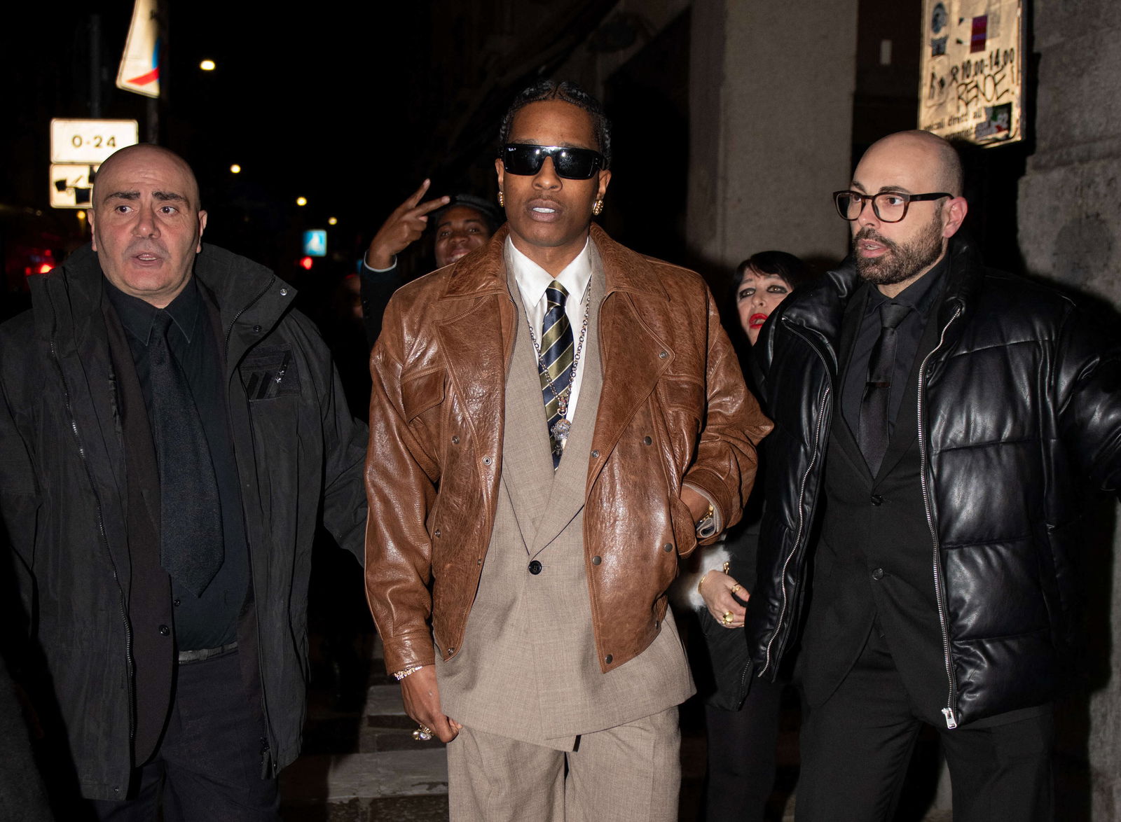ASAP Rocky bei der Milan Fashion Week