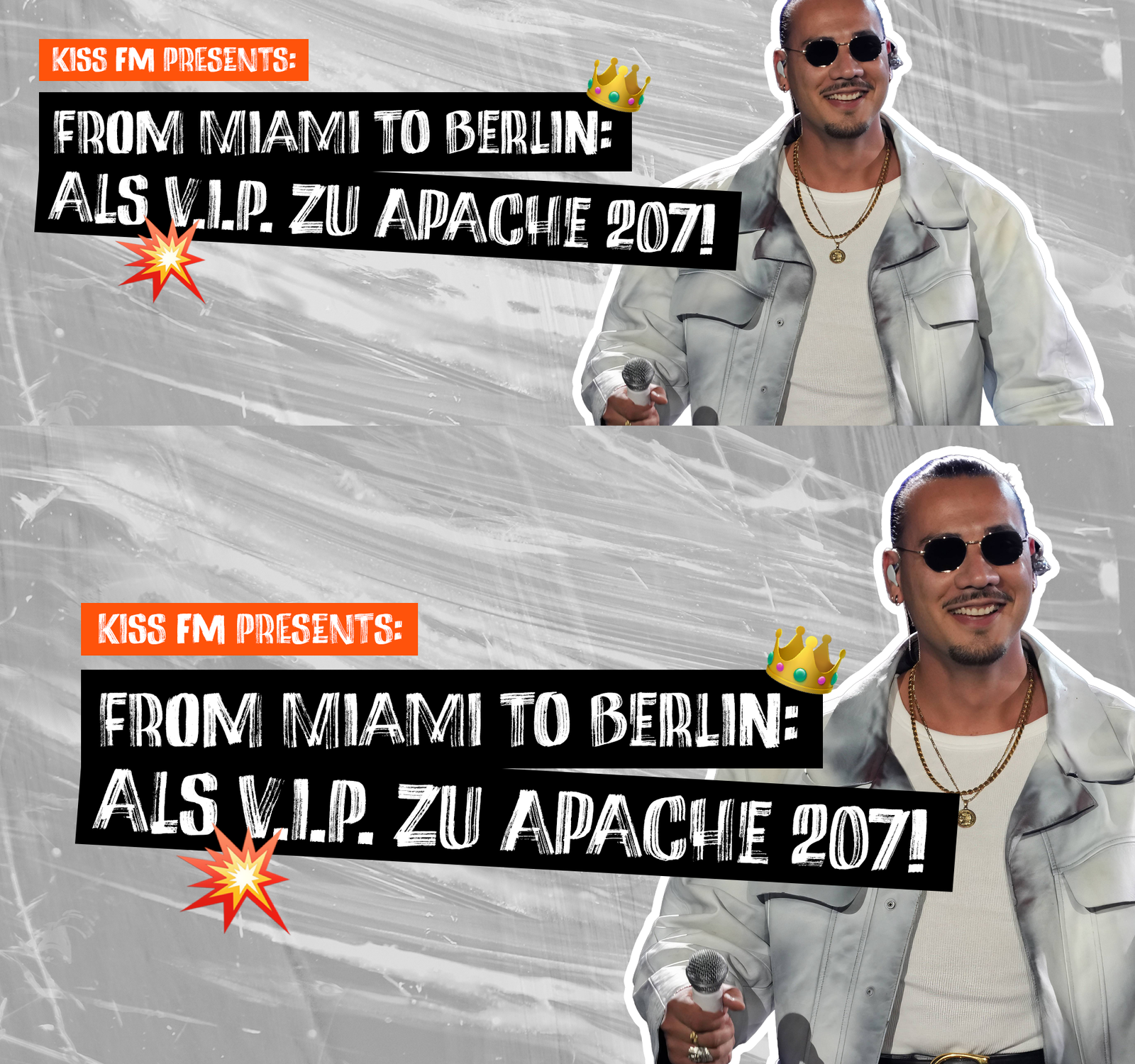 KISS FM Aktion Miami to Berlin Apache 207