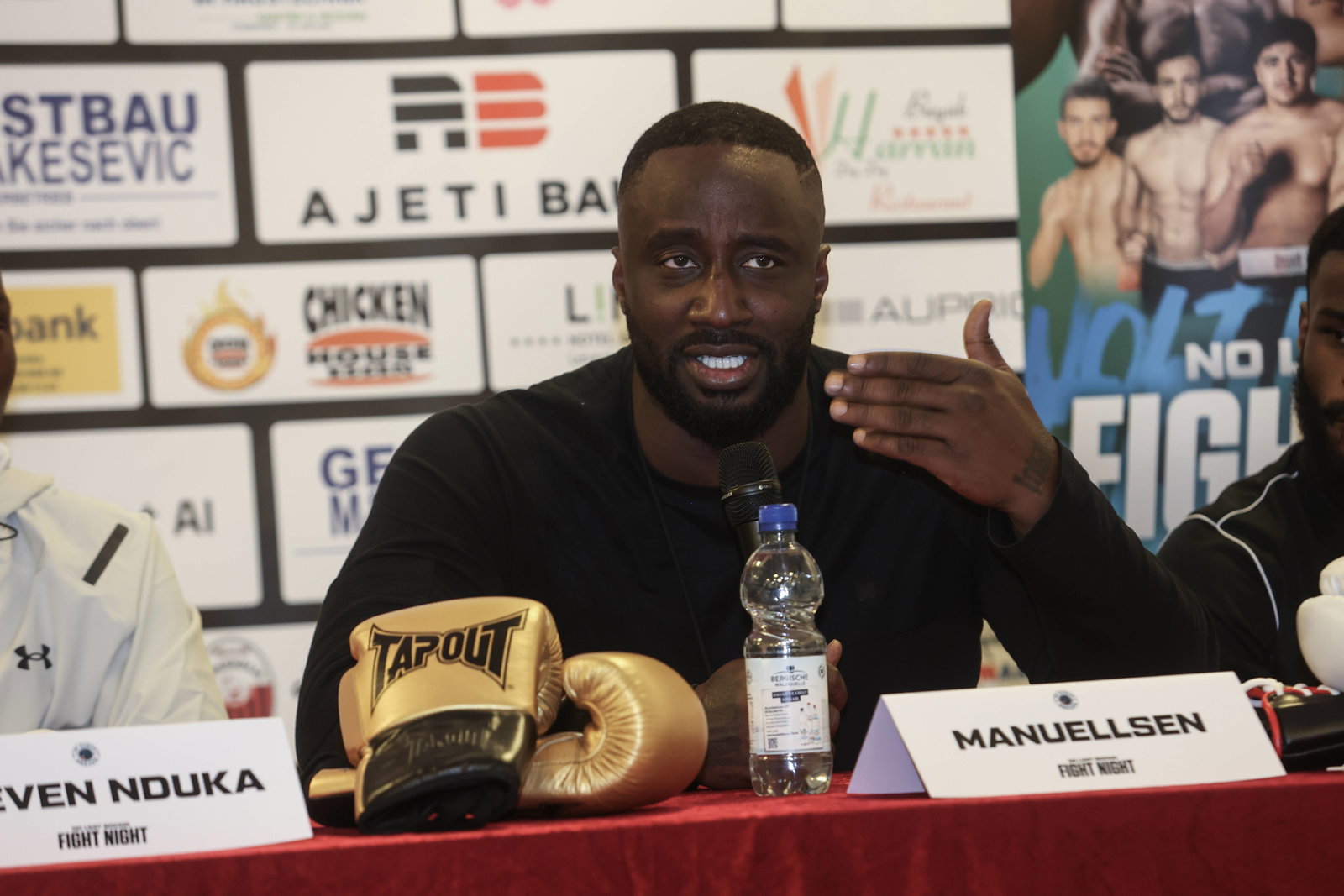 Rapper Manuellsen in Leverkusen 2024 bei der Fight Night