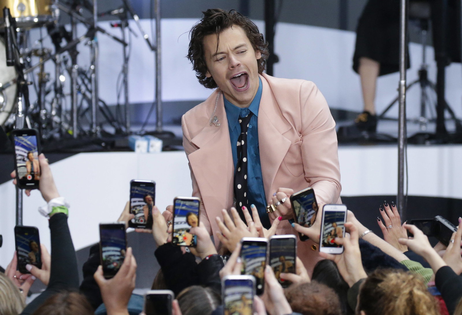 Harry Styles 2020 in News York bei einem Auftritt