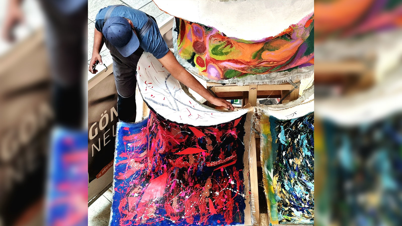 Kunst im inneren der Neukölln Arcaden