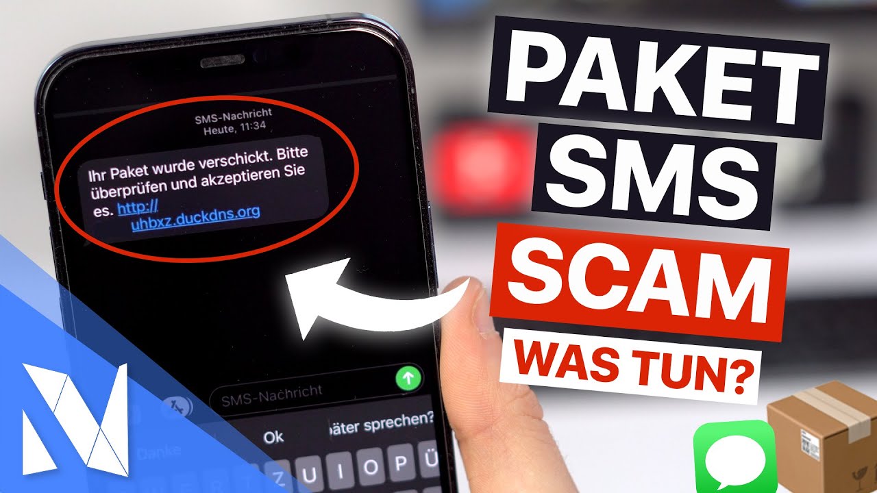 Betrug mit Paket-SMS? - Wie solltest du dich verhalten? (SMS Phishing) | Nils-Hendrik Welk