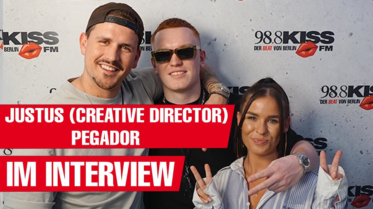 Creative Director Justus von PEGADOR im KISS FM Interview